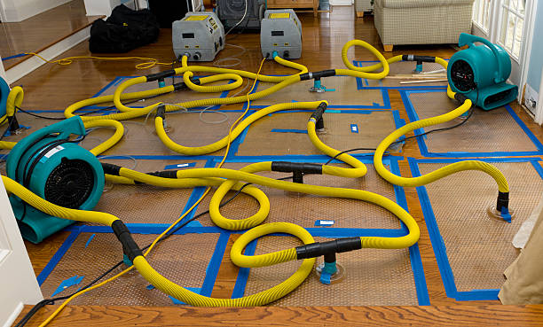 Professional Storm Water Damage Restoration technician working in Claverack, NY